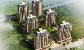 小区鸟瞰图 小区鸟瞰图