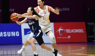 中国女篮VS蒙古